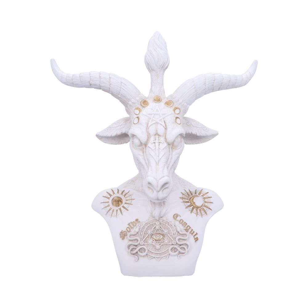 Nemesis Now - Baphomet Bust Figurine - Blanc